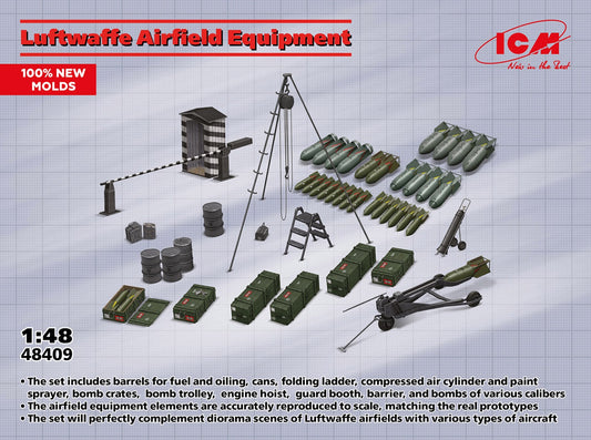 ICM 48409 1:48 Luftwaffe Airfield Equipment