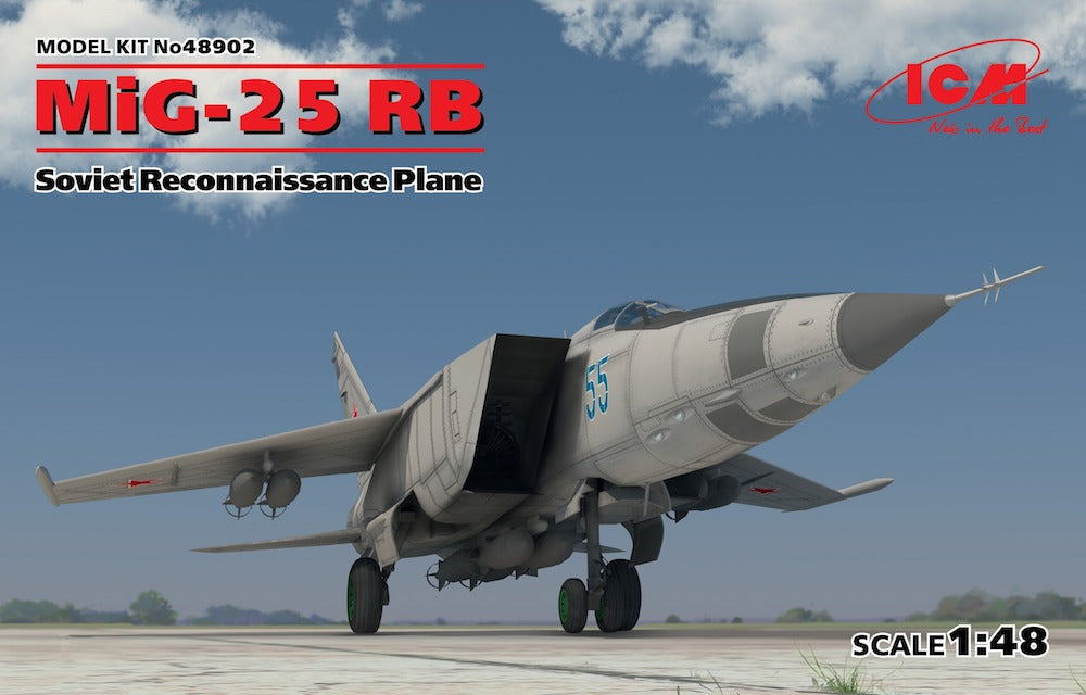 ICM 48902 1:48 Mikoyan MiG-25RB Soviet Reconnaissance Plane