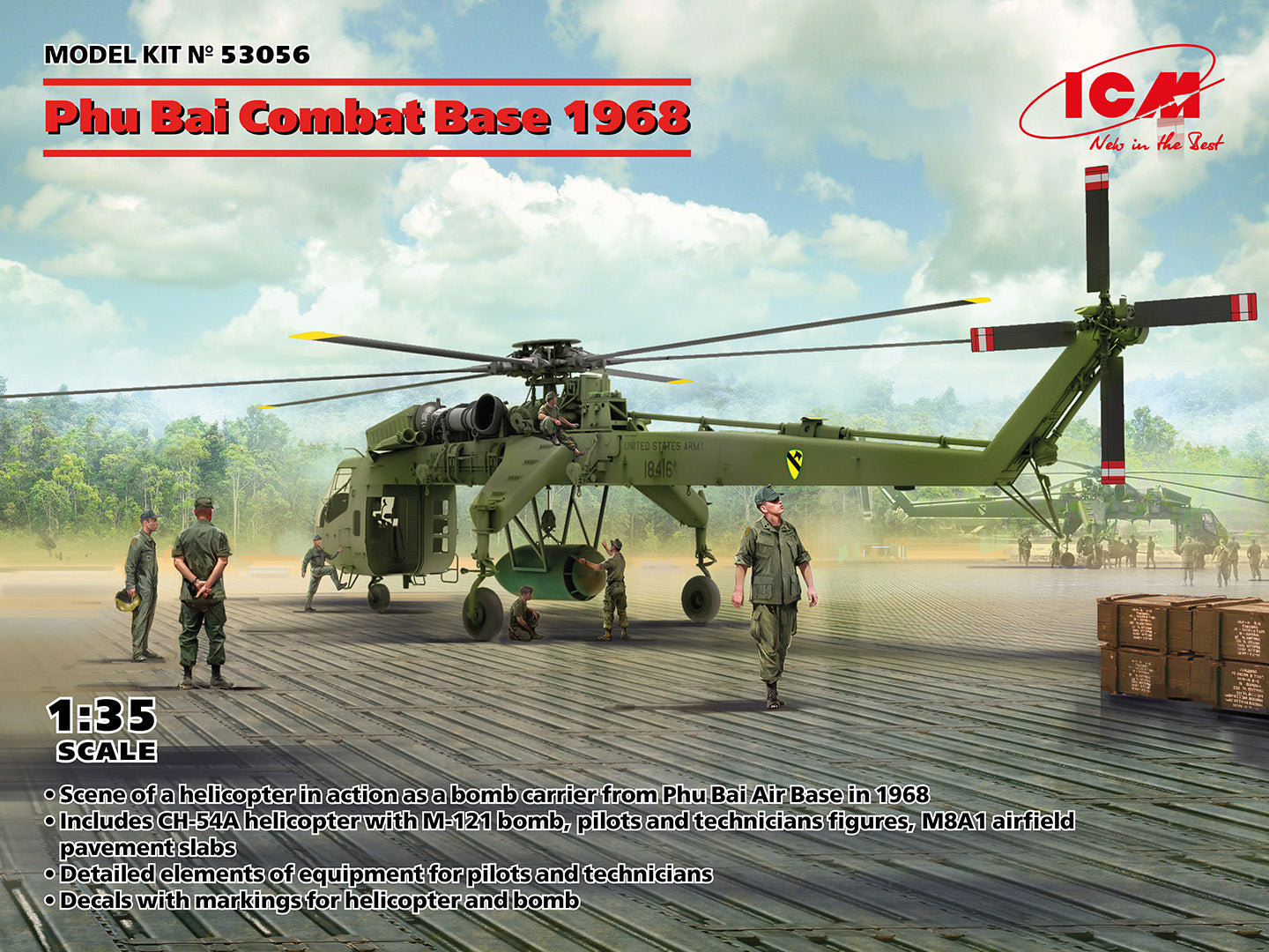 ICM 53056 1:35  Phu Bai Combat Base 1968