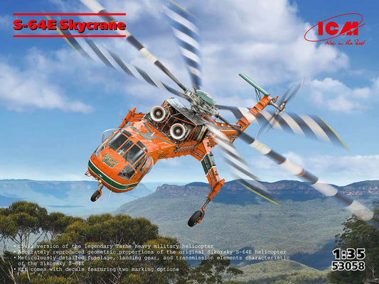 ICM UK 53058 1:35 Sikorsky S-64E Skycrane
