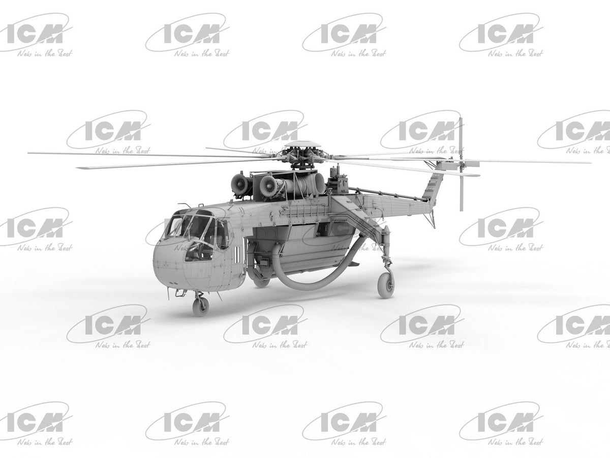 ICM 53060 1:35 Sikorsky S-64E Firefighting Helicopter