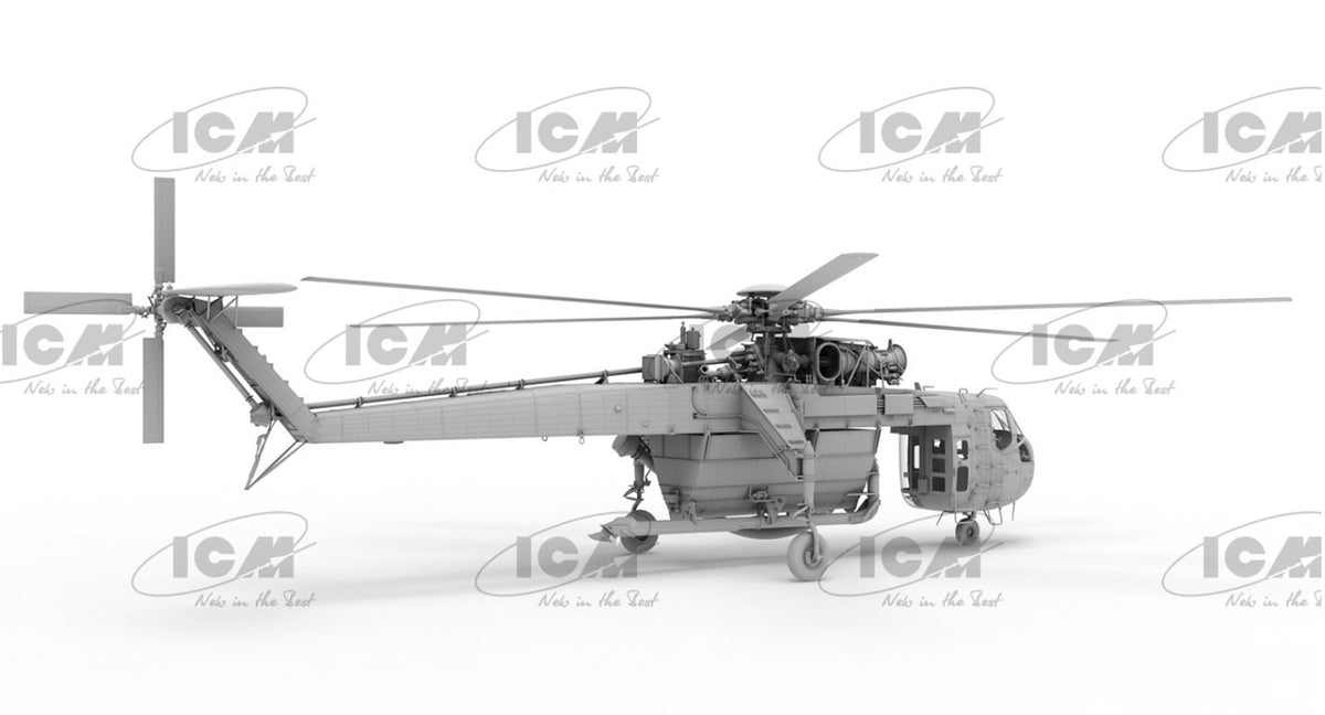 ICM 53060 1:35 Sikorsky S-64E Firefighting Helicopter