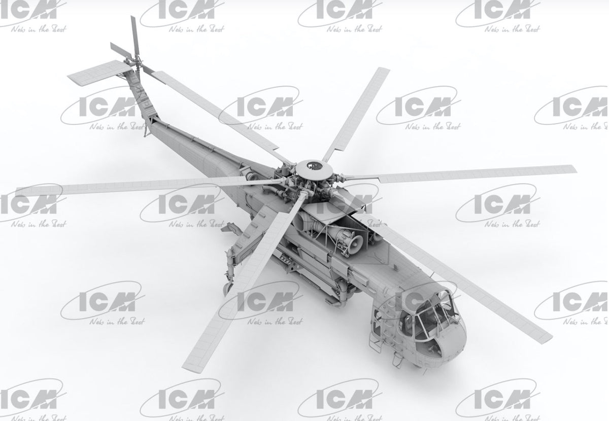 ICM 53060 1:35 Sikorsky S-64E Firefighting Helicopter