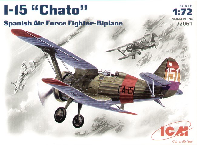 ICM 72061 1:72 Polikarpov I-15 'Chato' Spanish Fighter