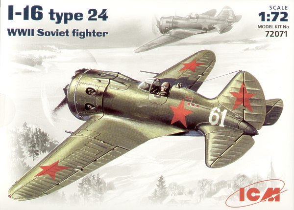 ICM 72071 1:72 Polikarpov I-16 type 24