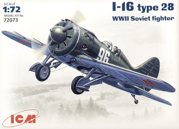 ICM 72073 1:72 Polikarpov I-16 Type 28 with Wheels