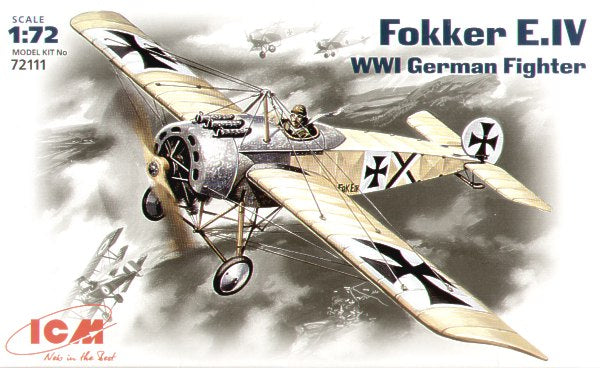 ICM 72111 1:72 Fokker E.IV Monoplane