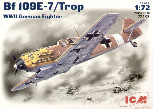 ICM 72133 1:72 Messerschmitt Bf-109E-7 / Bf-109E-7 Tropical Version