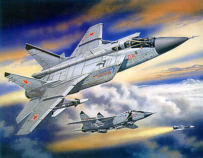 ICM 72151 1:72 Mikoyan MiG-31 Foxhound