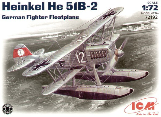 ICM 72192 1:72 Heinkel He-51B-2 German Fighter Floatplane