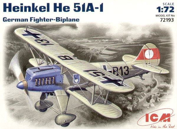 ICM 72193 1:72 Heinkel He-51A-1