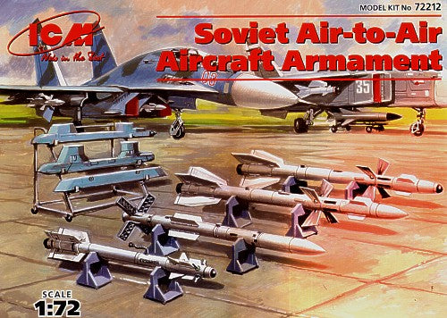 ICM 72212 1:72 Soviet Air-to-Air Aircraft Armament