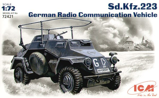 ICM 72421 1:72 German Sd.Kfz.223 Radio Communication Vehicle