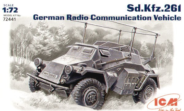 ICM 72441 1:72 German Sd.Kfz.261 Radio Communication Vehicle