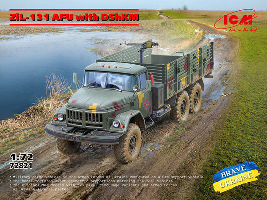 ICM 72821 1:72 ZIL-131 AFU DshKFM