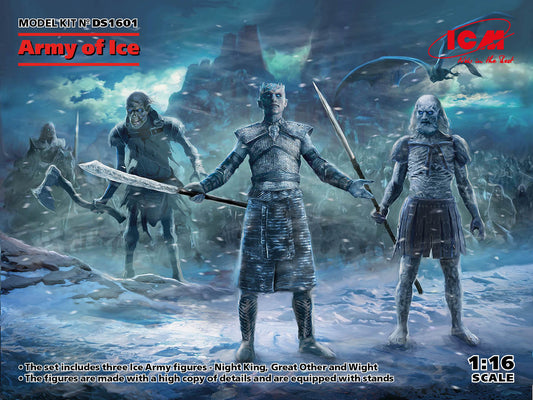 ICM DS1601 1:16 Army of Ice (Night King, Great Other, Wight) Diorama Set