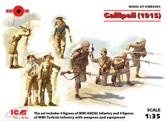 ICM DS3501 1:35 Gallipoli (1915) Diorama Set