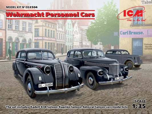 ICM DS3504 1:35 Wehrmacht Personnel Cars Diorama Set