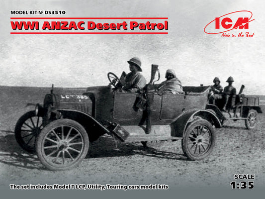 ICM DS3510 1:35 WWI ANZAC Desert Patrol Diorama Set