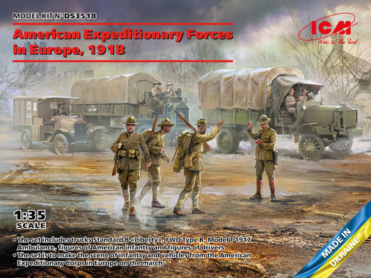 ICM DS3518 1:35 American Expeditionary Forces in Europe, 1918