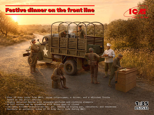 ICM DS3532 1:35 Festive dinner on the front lines