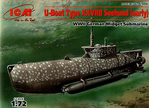 ICM S006 1:72 Type XXVIIB U-Boat 'Seehund' (Early)