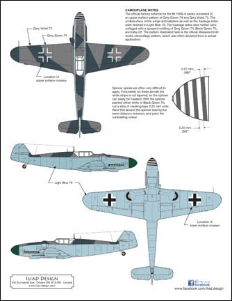 Iliad Design D32001 1:32 JG 53 Messerschmitt Bf-109G-6 'cartoon' aircraft