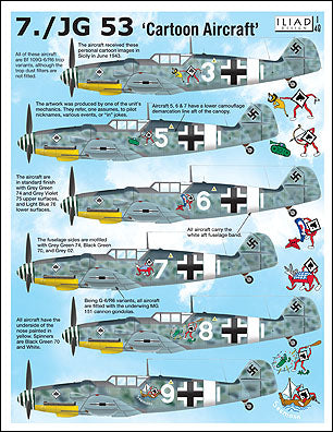 Iliad Design D48002R 1:48 Messerschmitt Bf-109G-6/R6 Tropical version