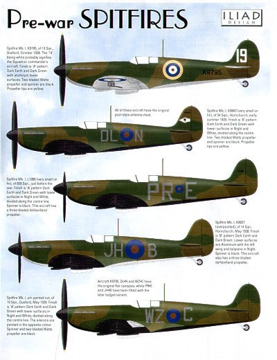 Iliad Design D48003 1:48 Pre-War Supermarine Spitfire Mk.I