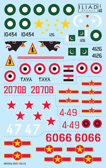 Iliad Design D48005 1:48 Mikoyan MiG-19/Shenyang J-6