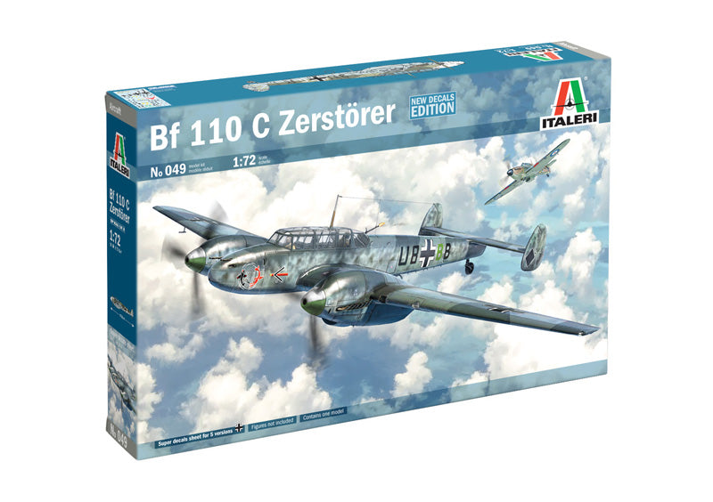 Italeri 049 1:72 Messerschmitt Bf-110C-3/C-4 Zerstorer