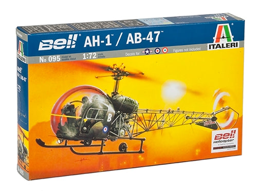 Italeri 095 1:72 Bell AH-1 / Augusta-Bell AB-47 Lightcopter Decals: Italian, USAF, RAF