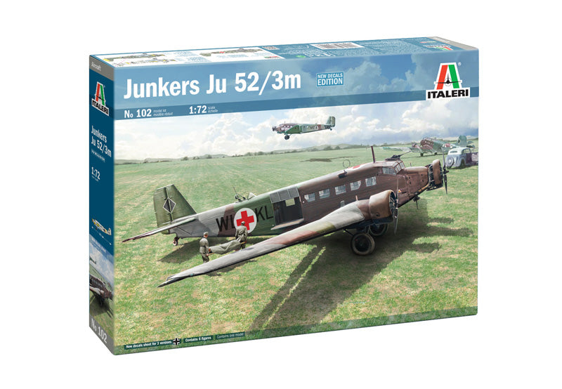 Italeri 102 1:72 Junkers Ju-52/3m Tante Ju 3M (G5-G9)