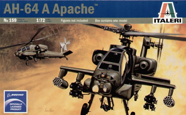 Italeri 159 1:72 Boeing/Hughes AH-64A Apache