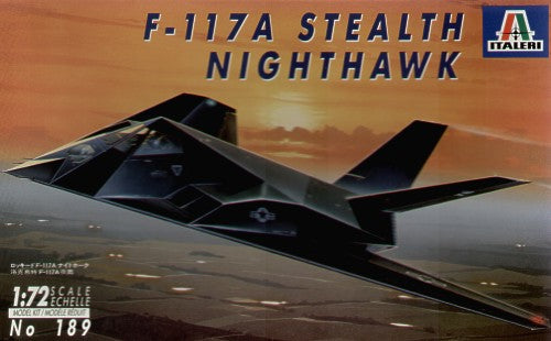 Italeri 189 1:72 Lockheed F-117A Stealth Nighthawk