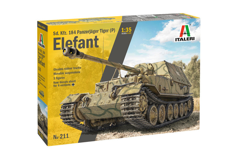 Italeri 211 1:35 Jagdpanzer Tiger (P) 'Elefant'
