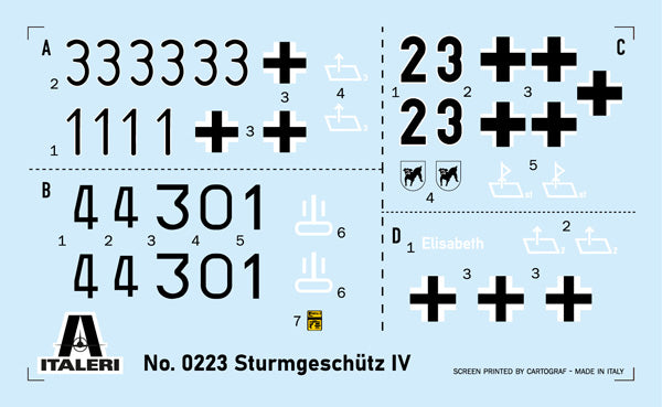 Italeri 223 1:35 Sturmgeschutz / StuG. IV