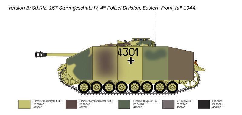 Italeri 223 1:35 Sturmgeschutz / StuG. IV