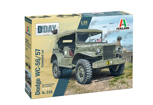 Italeri 0228 1:35 Dodge WC-56/57 Command Car