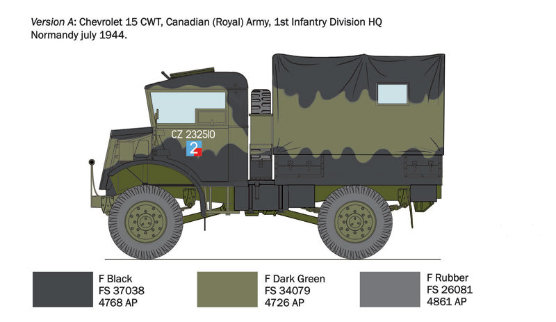 Italeri 233 1:35 Chevrolet 15 CWT Lorry