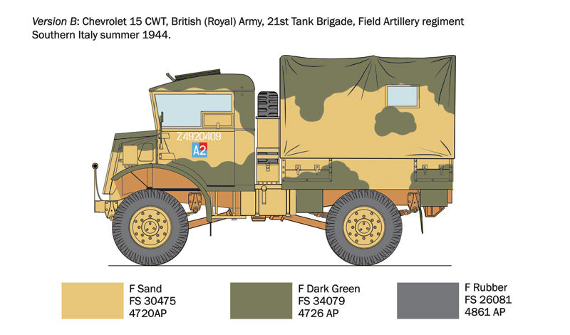 Italeri 233 1:35 Chevrolet 15 CWT Lorry