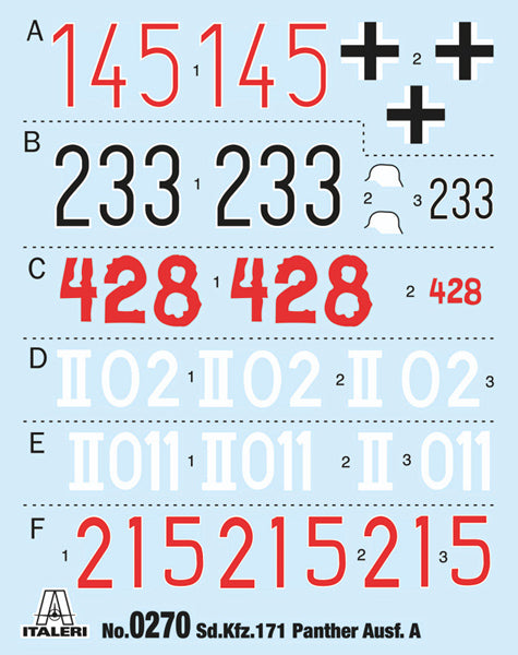 Italeri 270 1:35 Sd. Kfz. 171 Panther Ausf. A