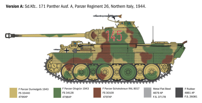 Italeri 270 1:35 Sd. Kfz. 171 Panther Ausf. A