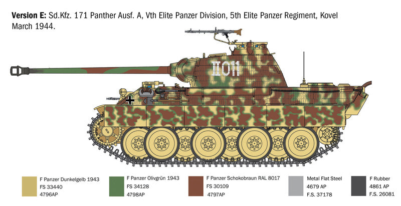 Italeri 270 1:35 Sd. Kfz. 171 Panther Ausf. A