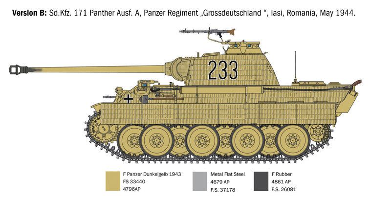 Italeri 270 1:35 Sd. Kfz. 171 Panther Ausf. A