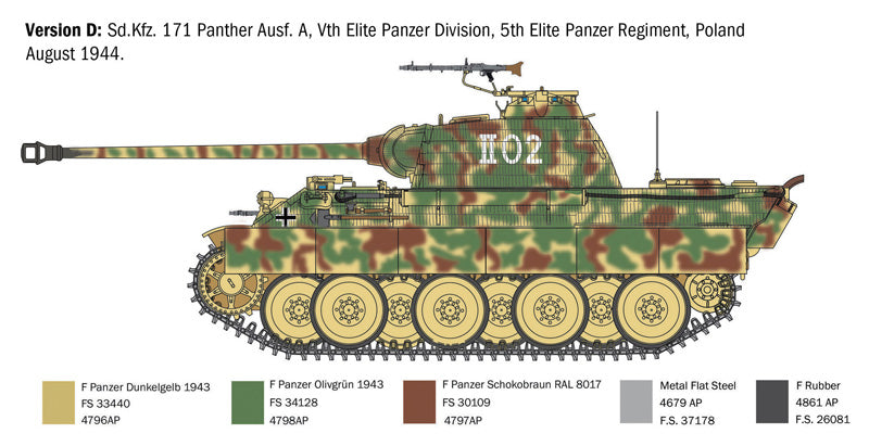 Italeri 270 1:35 Sd. Kfz. 171 Panther Ausf. A