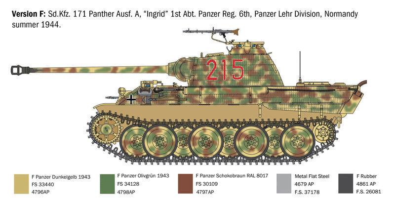 Italeri 270 1:35 Sd. Kfz. 171 Panther Ausf. A