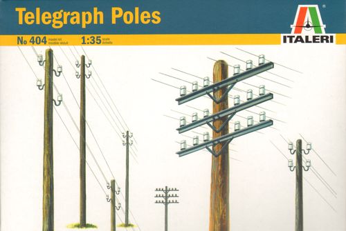 Italeri 404 1:35 Telegraph Poles