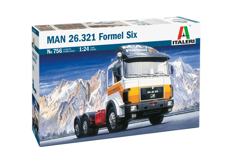 Italeri 756 1:24 MAN 26.321 Formel Six