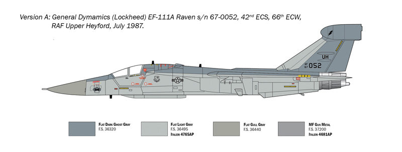 Italeri 1235 1:72 General-Dynamics EF-111A Raven